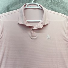 Peter Millar Shirt Men size 2XL featherweight stripe performance golf atlanta CC