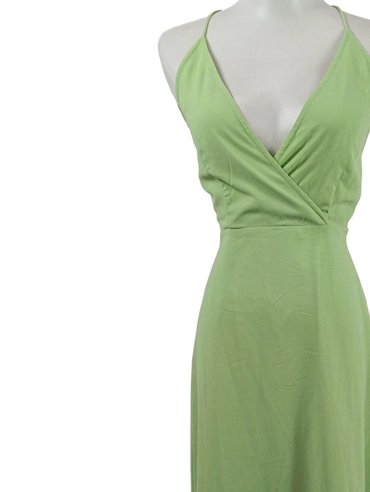 ASOS Vestido tipo overol Mujeres Vestido Talla EU 36 verde look casual - Imagen 3 de 4