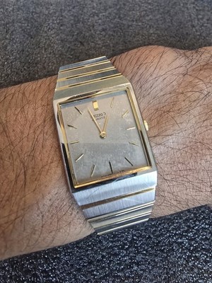 1984 Seiko 5p30 5c99 Full Stainless Steel Tank - Working Good