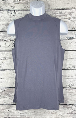 Alphalete Men's Premium Stepped Hem Tank - Still Water Size Small (S) - NEW