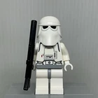 LEGO Star Wars sw0101 Snowtrooper Hoth Stormtrooper Minifigure & Blaster 4483
