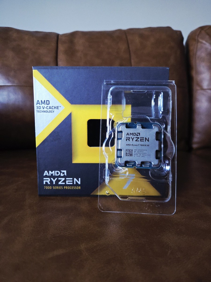 CPU AMD Ryzen 7 7800X3D AMD Ryzen 7 7800X3D 8-Core, 16-Thread Desktop Processor
