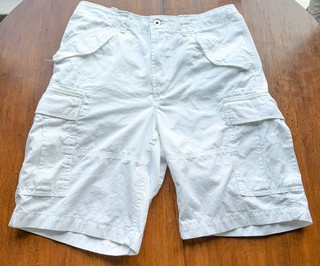 Polo Ralph Lauren 30" pantaloncino uomo bianco utility ottime condizioni FREDDO!