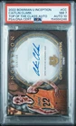 2022 BOWMAN INCEPTION TOP OF THE CLASS #CC CAITLIN CLARK 59/100 PSA 7 AUTO 10