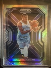 2020-21 Panini Prizm #299 Xavier Tillman Silver Prizms