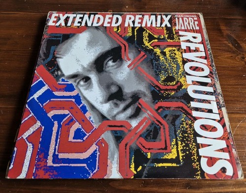 JEAN MICHEL JARRE - REVOLUTIONS (EXTENDED REMIX) 12" PZ 25 POLYDOR 1988 VG+!