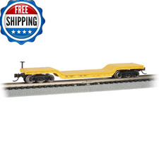 Bachmann Trains - 52 Center Depressed Flat CAR - Frisco 3900 with NO Load - N