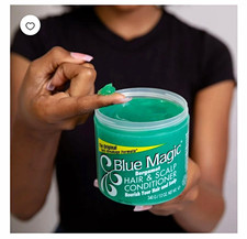 Blue Magic Hair Scalp Conditioner Anti-Breakage Bergamot 12 oz