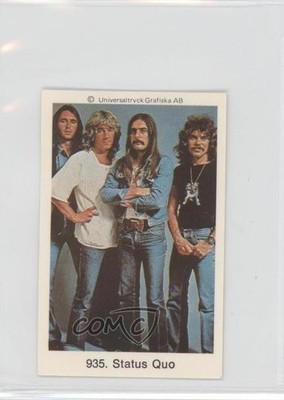 1978 Swedish Samlarsaker Period After Number Status Quo #935 0w6