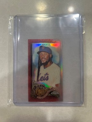 2022 Topps Allen and Ginther chrome starling Marte red refractor 5/5