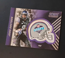 2016 Score Josh Doctson Draft Patch Rookie Card #11 near mint-mint. rookie card picture