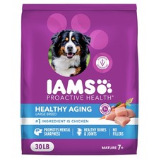 IAMS Proactive Health Dry Dog Food, Large Breed 30 Pound (Pack of 1), Chicken 2.11 per pound