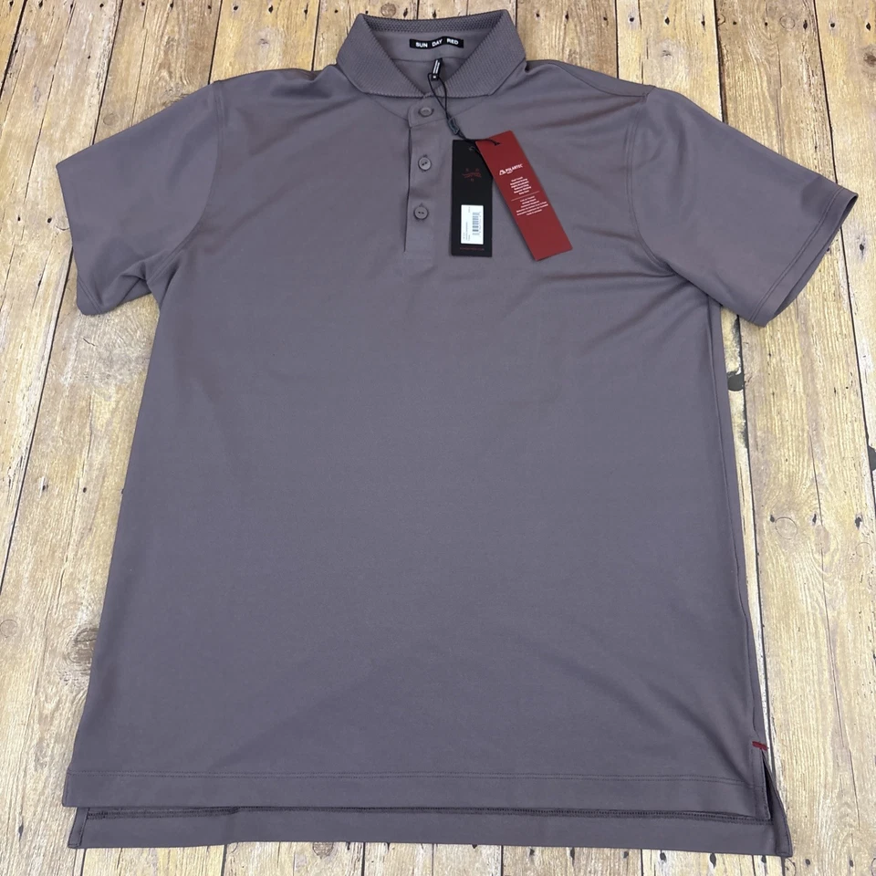 Sunday Red Polo Shirt Mens Medium Tiger Woods Medium NEW NWT - Image 3 of 4