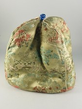 Vintage Quilted/Padded Silk Satin Chinese Tea Cosy