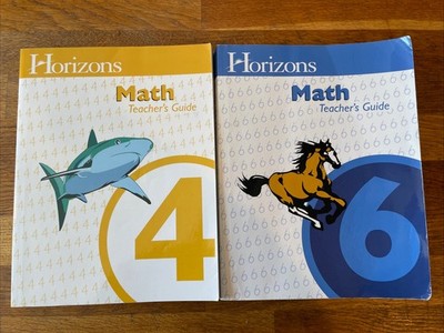 Horizons Math Teacher s Guide Grades 4th and 6th Homeschooling Paperback
