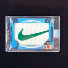 2024-25 Panini Eminence Jayson Tatum 1/1 Nike Logo Patch - Celtics One of One
