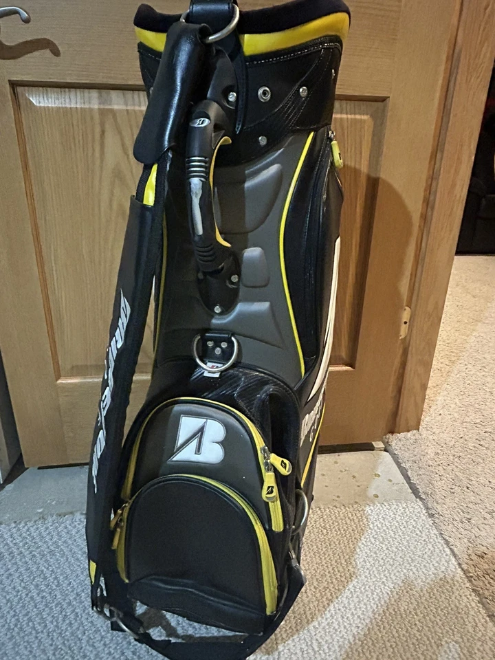 Сумка для персонала Bridgestone Golf Tour черная/желтая - Изображение 3 из 4