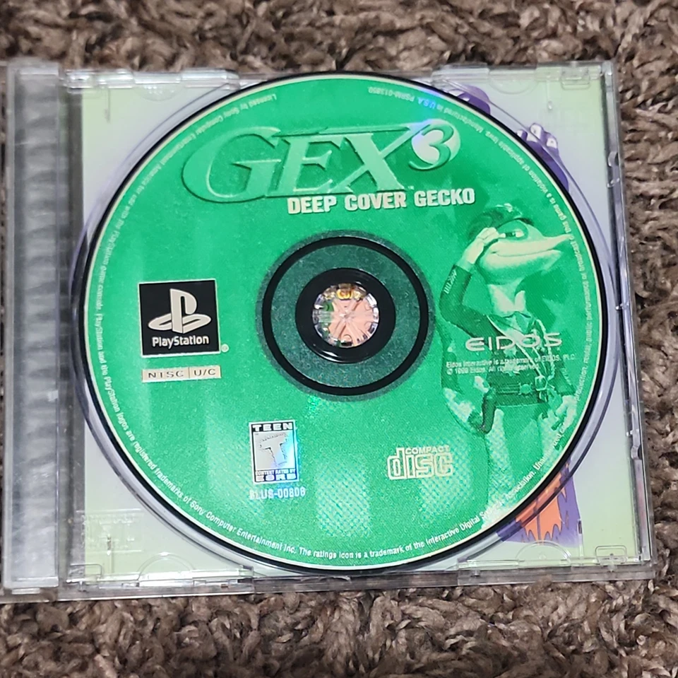 Gex 3 Deep Cover Gecko (PlayStation 1 PS1) Complete - Tested - Authentic - Image 4 of 4