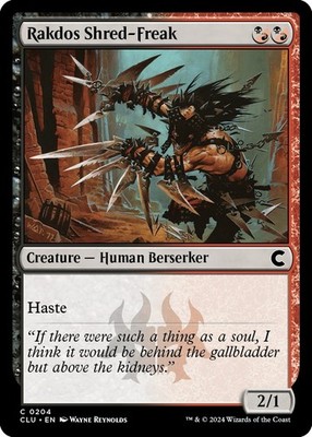 Rakdos Shred-Freak Ravnica: Clue Edition[CLU - 204] Common NM