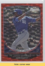2013 Bowman Prospects Red Ice 21/25 Jorge Bonifacio #BP77 READ 7k0