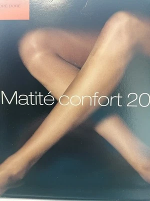 Doré doré collant Matité confort 20 Taille 1 Coloris Havane brun clair - Photo 1/2