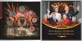 BELGIEN Euro Kursmünzsatz 2014 Filip OVP.