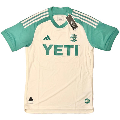 Adidas Austin FC 24/25 Authentic Away Jersey HZ6182 Cream White (Men s Large) L