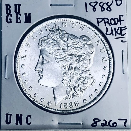 1888 O BU GEM MORGAN SILVER DOLLAR UNC MS+++ U.S. MINT RARE COIN 8267