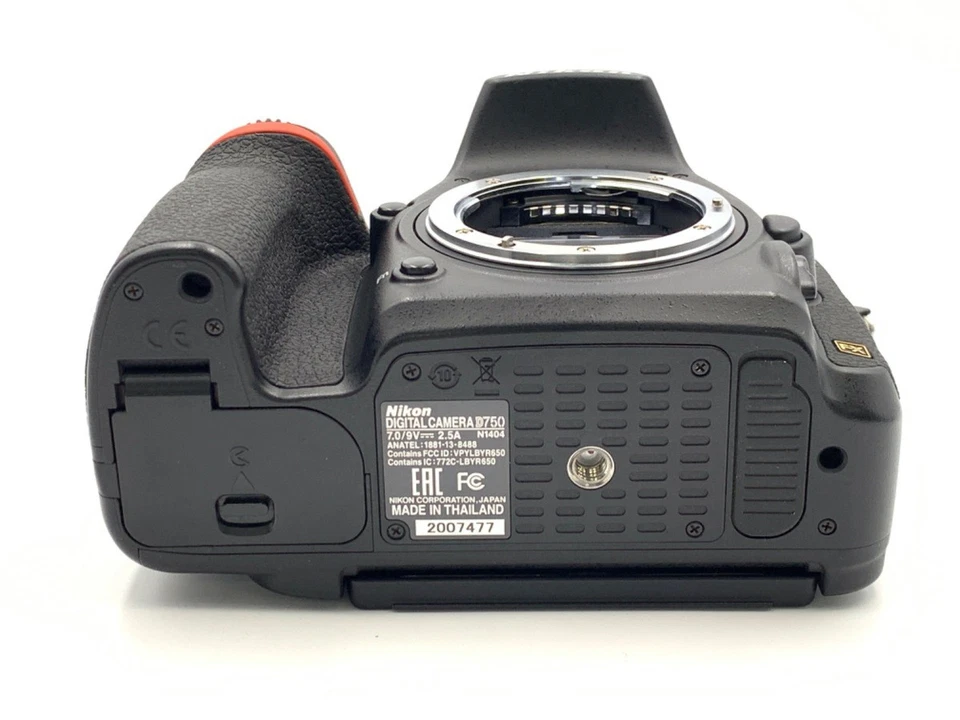 Cuerpo de cámara réflex digital de lente única Nikon D750 24,3 MP -EXC- 7921 Foto 3 de 3
