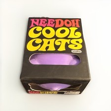 NeeDoh Cool Cats - Squishy Sensory/Fidget Toy Colors Vary, 1 Count 