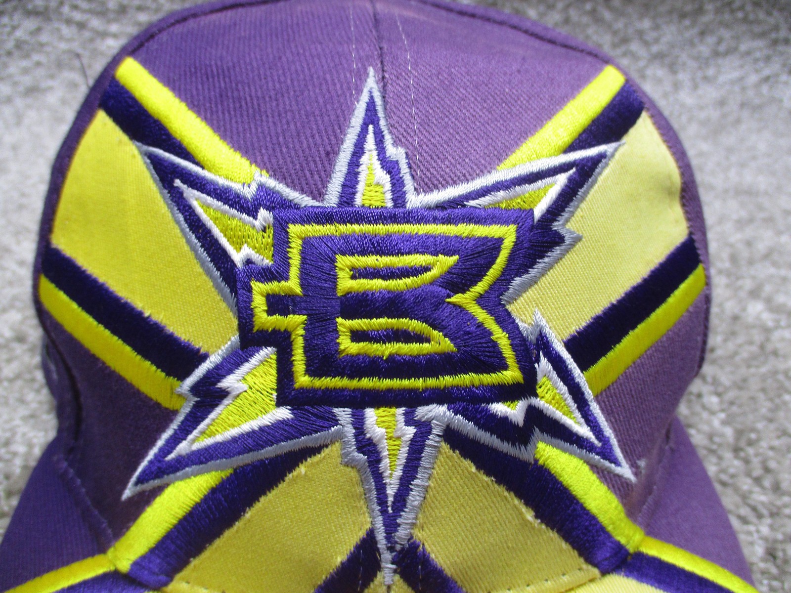 Vintage Birmingham Thunderbolts Hat Cap Strap Back One Size XFL Football Faded