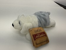 Dakin Lou Rankin Friends Higgen Sheepdog Plush White Gray Stuffed 7 With Tag