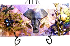 Unique Mixed Media Hanging Art Boards