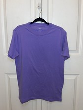 GAP Soft Everyday Crew T-shirt - Womens Size Small - Purple - NWT