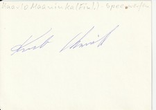 Kaarlo Maaninka (FIN) - SILVER BRONZE Olympics 1980