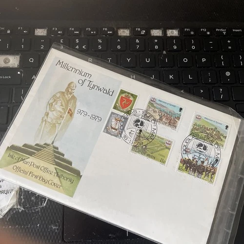 ISLE OF MAN  FDC 1979 MILLENNIUM OF TYNWALD FIRST DAY COVER U/A SPEC VIKING PMK