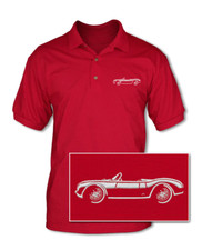 Porsche 550 Spyder Adult Pique Polo Shirt - 10 Colors - German Classic Car