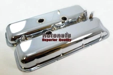 Big Block Chevy 396 427 454 Chrome OEM Valve Covers w/ Corner Recess for Vette