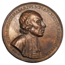 Italie médaille Ippolito Fornasari Abbé Professeur Bologne 1692 Travani -