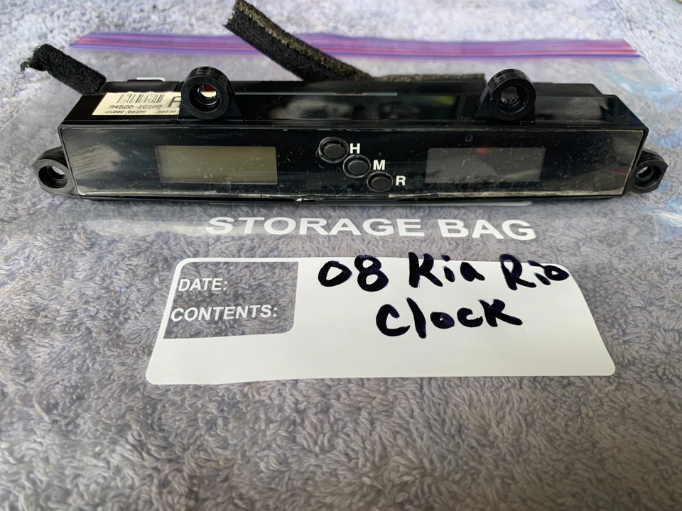 Reloj de tiempo digital para tablero central Kia Rio Rio5 2006 2007 2008 2009 94520-1G150 Foto 2 de 4
