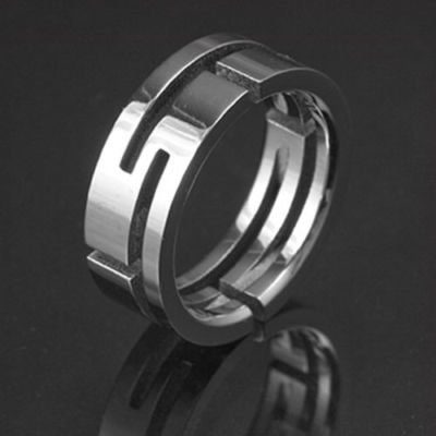 TITAN Ring LABYRINTH - Titanium Titanring Schmuck - Trend Geschenk