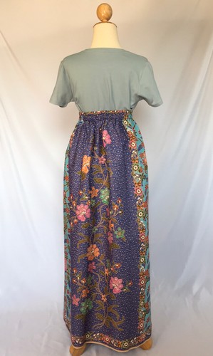 Women's Long Skirt Thai Batik Sarong Lungi Put on A Shower Stitched Big Size XL - Picture 57 of 108