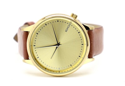 Leather Strap Komono Watch Bands KOMONO 'Estelle' Stainless