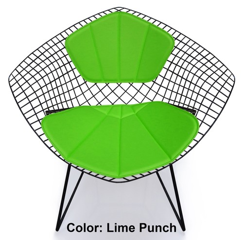 Bertoia Diamond Chair Replacement Cushion and Back Rest - Eames Era Mid Century - Picture 4 of 7