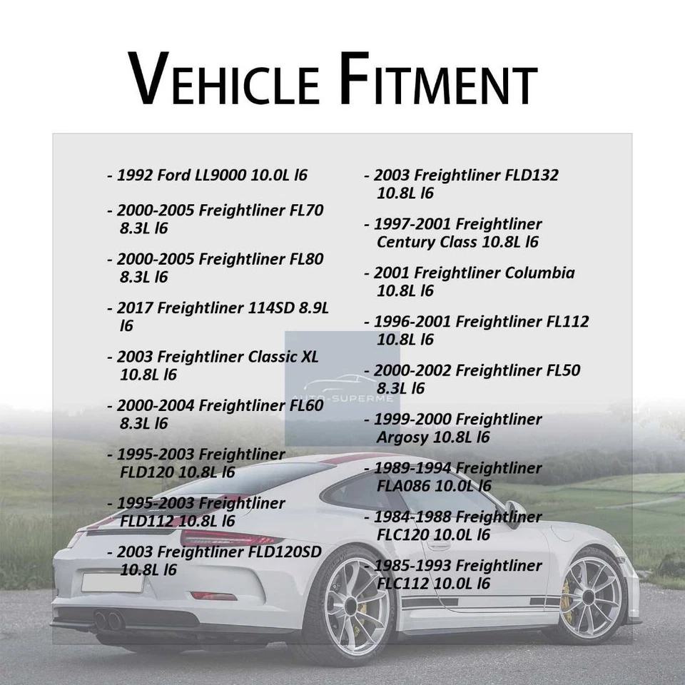 Engine To Pipe Radiator Coolant Hose For 1995 International Harvester F5070 8.7L - Image 4 of 4
