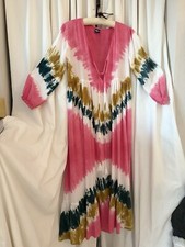Salty Waves Tie-dye Long Dress Free Size
