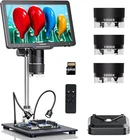 TOMLOV TriL110 2500X HDMI Digital Microscope 10“ Screen 2000x for Adults Coins