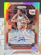 2022 PRIZM WNBA CAPPIE PONDEXTER W25 SILVER PRIZM AUTO #173 PHOENIX MERCURY