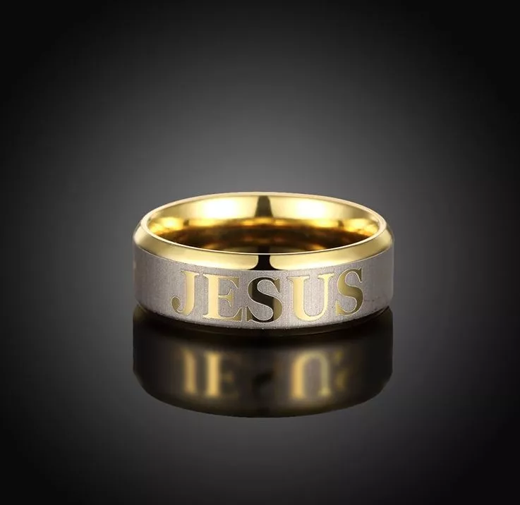 Mens 2024 jesus ring