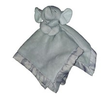 Carters Gray Plush Elephant Lovey Baby Toy